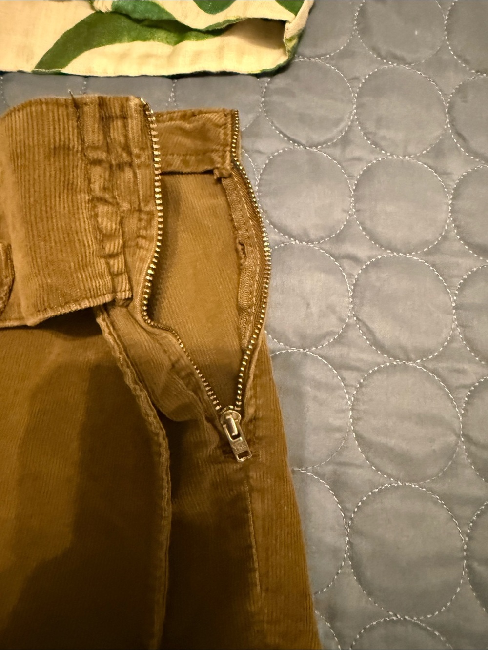 BDG Olive Corduroy Skort with Ring Accent - Picture 6 of 7
